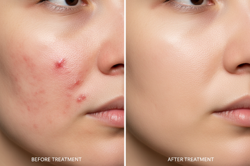  Rose HP Oil resultaten tegen acne - voor en na vergelijking