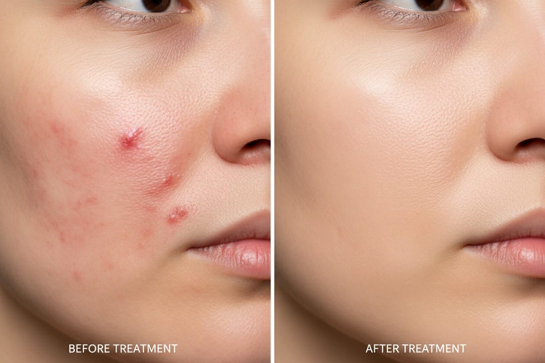Rosehip oil for acne — before and after clear skin results | PURE BÉNI