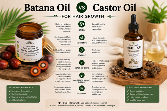 Batana Oil vs Castor Oil For Hair Growth