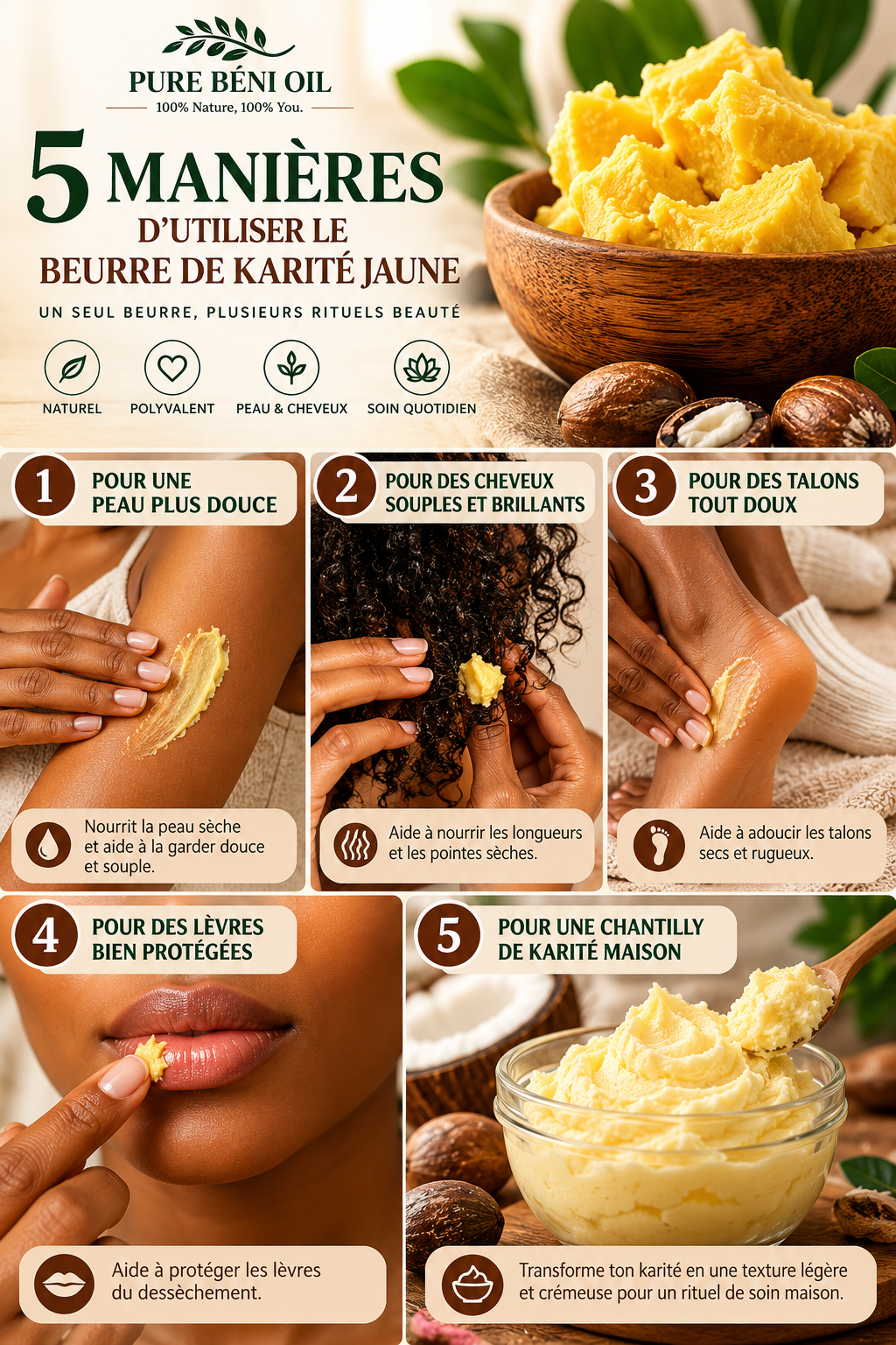 5 Ways to Use Yellow Shea Butter for Skin and Hair