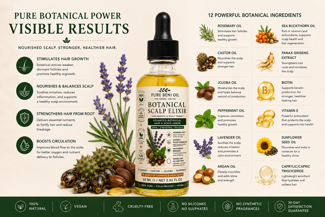What Is a Botanical Hair Growth Serum? Benefits, Ingredients & How to Use