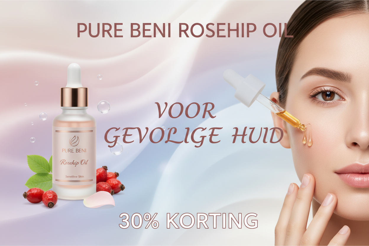  "Rose HP Oil voor gevoelige huid collectie - kalmerend hypoallergeen"