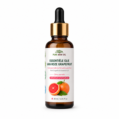 PURE BÉNI Essentiële Olie van Roze Grapefruit 30ml flesje
