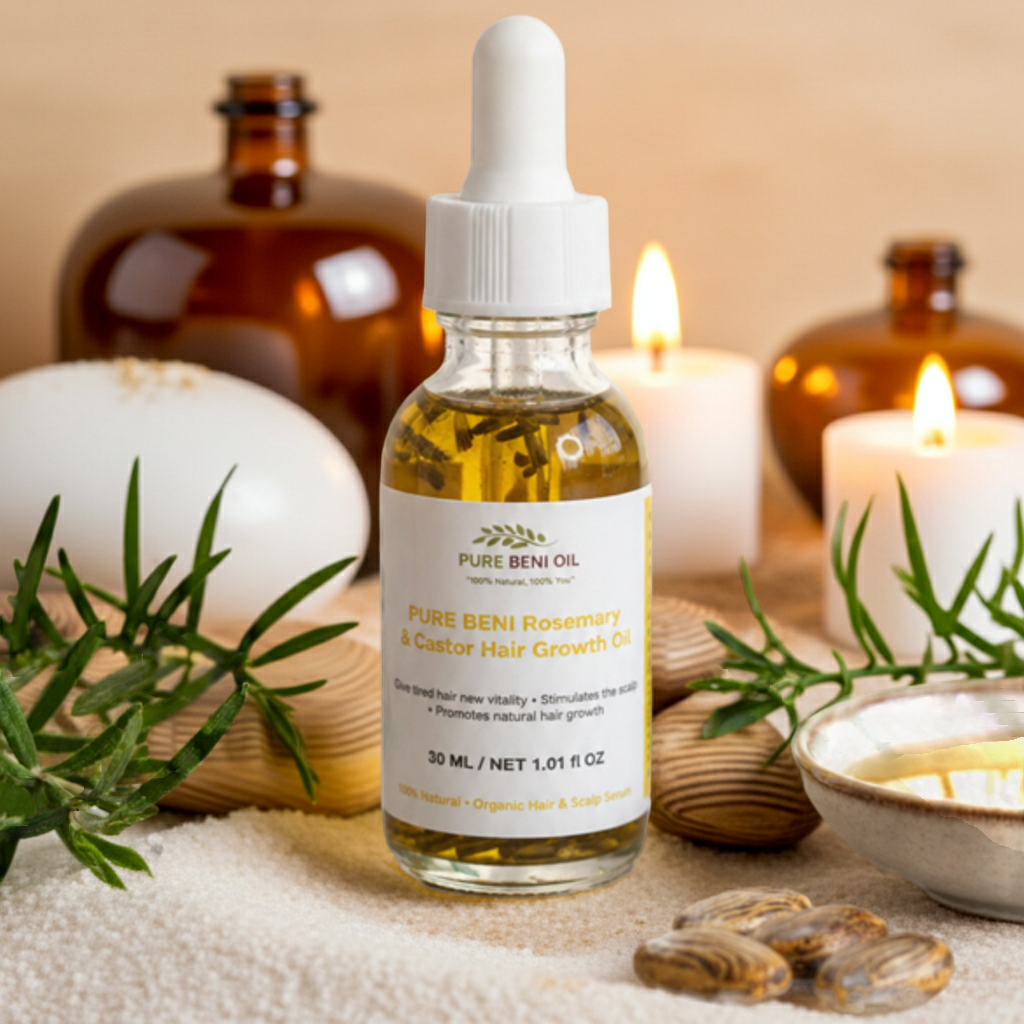 PURE BÉNI Rosemary & Castor Hair Growth Oil — 30ML