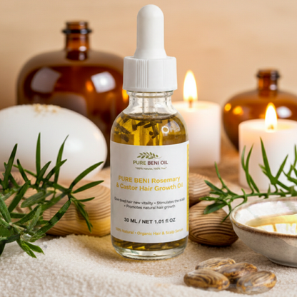 PURE BÉNI Rosemary & Castor Hair Growth Oil — 30ML