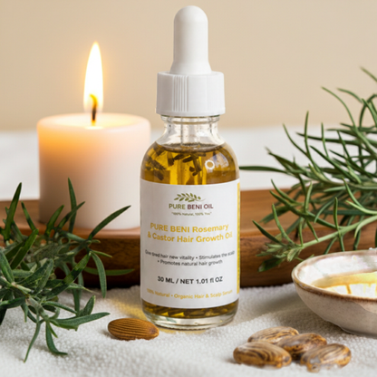 PURE BÉNI Rosemary & Castor Hair Growth Oil — 30ML